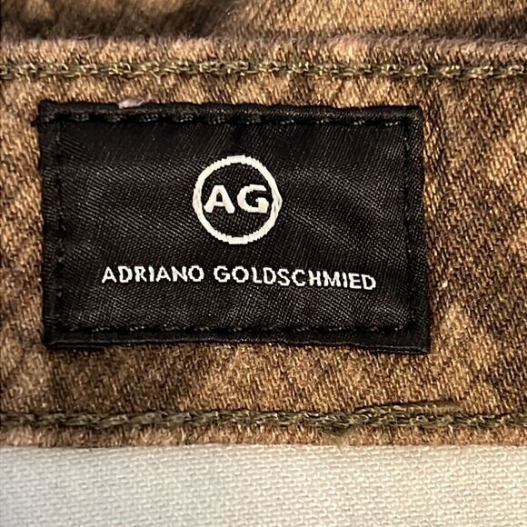 Adriano Goldschmied “Etta” Snake Print High Rise Wide Leg in Sepia Brown Size 25 - Picture 10 of 13